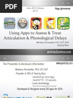 Download Articulation Apps for the iPhone iPad and Itouch for Speech Therapists 2011 by Barbara Fernandes SN50091941 doc pdf