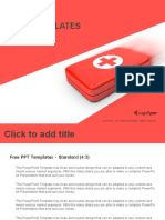 First Aid Kit PowerPoint Templates Standard