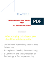Entrepreneurship Networking AND Technopreneurship