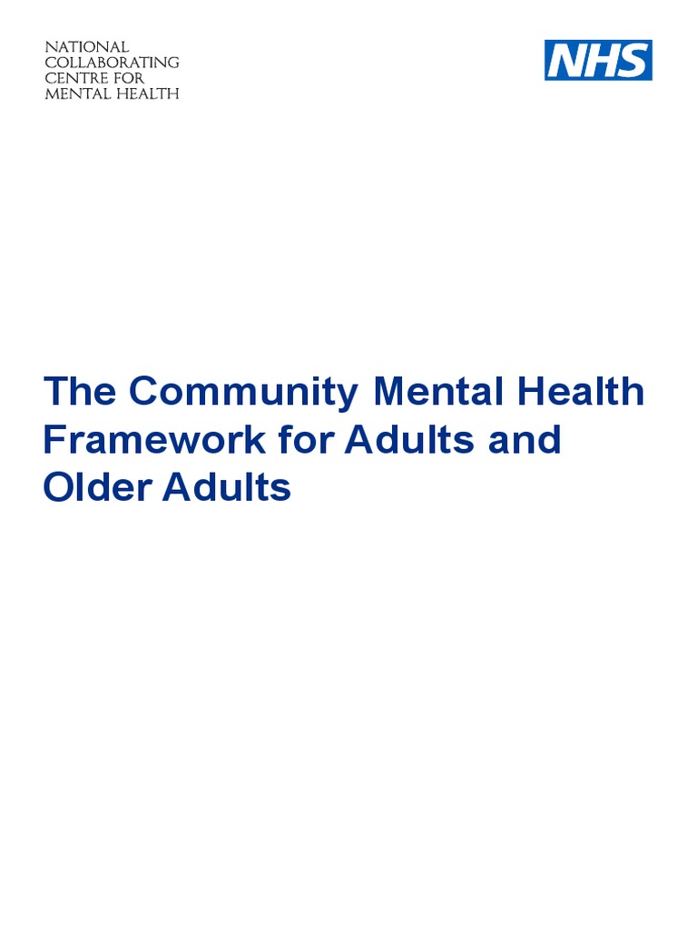 Community Mental Health Framework Overview | PDF | Mental Disorder ...