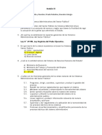 Sistemas Administrativos del Sector Público y sus funciones