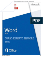 Curso Experto en Microsoft Word 2013