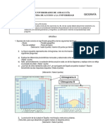 Geografía 5 - Examen y Criterios de Corrección