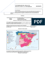 Geografía 6 - Examen y Criterios de Corrección