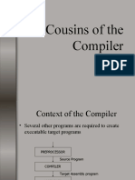 1.3 Cousins of the Compiler