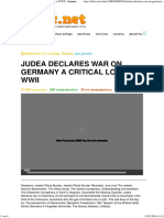 Judea Declares War On Germany A Critical Look at Wwii Compress