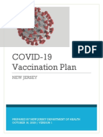New Jersey Interim COVID-19 Vaccination Plan - 10-26-20