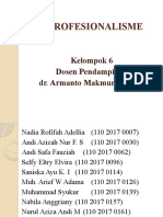 Ppt Pbl Profesionalisme Kelompok 6