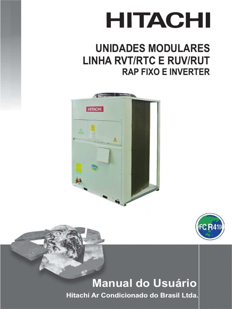 Unidades Modulares Linha RVT - RTC e Ruv - Rut | PDF | Temperatura | Ar ...