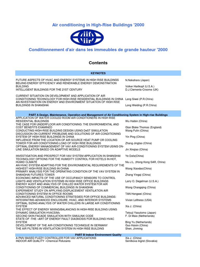 HVAC and Energy Systems in High-Rises | PDF | Air Conditioning | Heat Pump