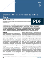 Graphene Fiber: A New Trend in Carbon Fibers