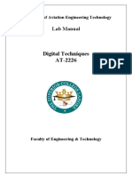 Digital Techniques AT-2226: Lab Manual