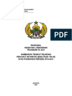 Gambaran Kejadian Arthritis Genu pada Prajurit TNI AD