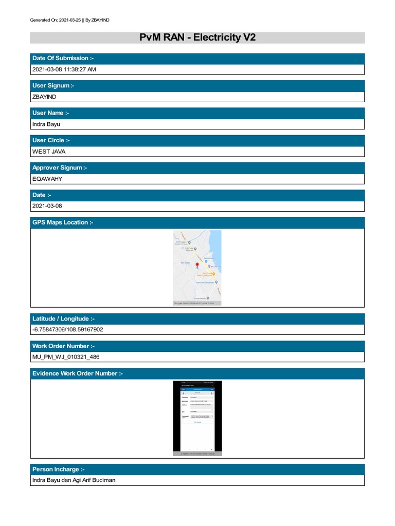 Electricity Monitoring Report - West Java | PDF | Electromagnetism ...
