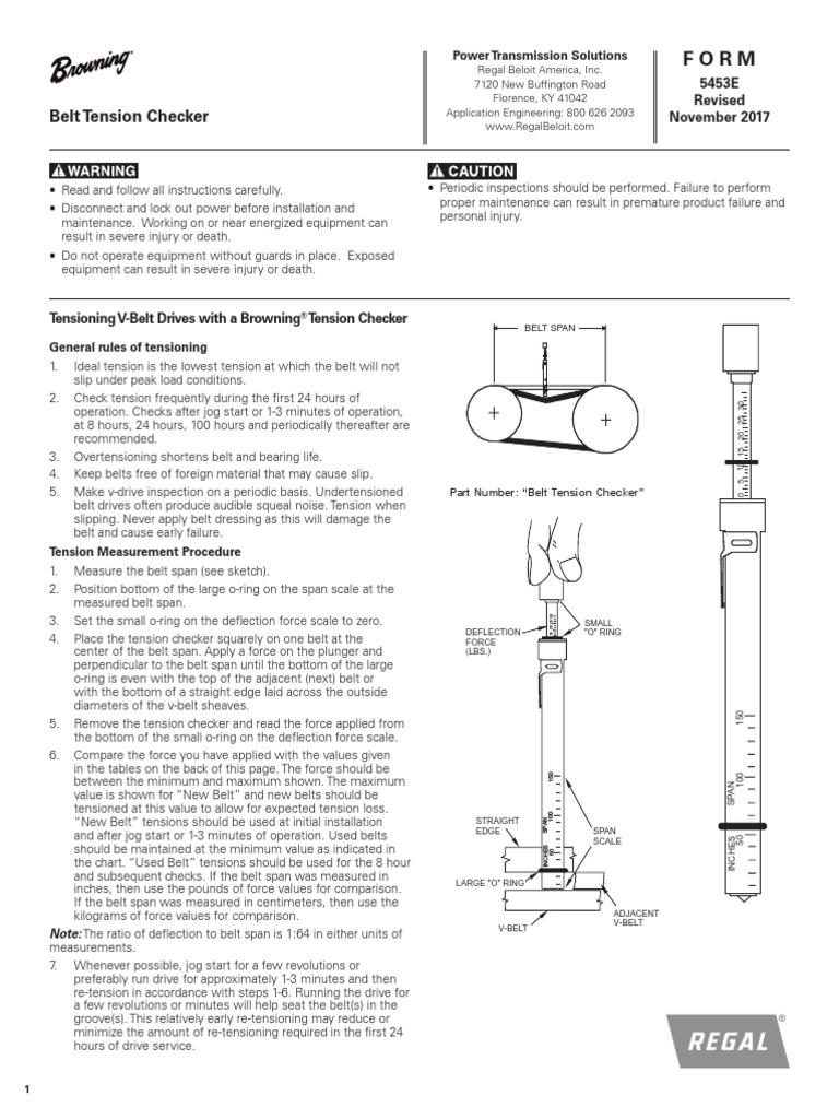 Belt Tension Ing PDF Belt (Mechanical) Mechanical, 40 OFF