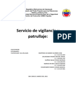 Servicio de Patrullaje