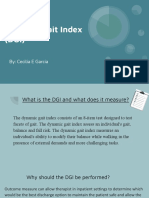 Dynamic Gait Index Dgi