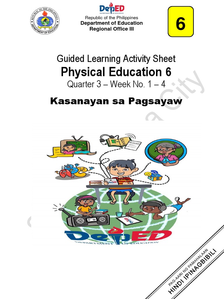 3rd Quarter Grade 6 Pe Learning Activity Sheets Week 1 4 Final | PDF