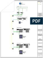 Fiber optic and UTP cable single line diagram for biogas plant network communication