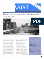 Asist: Design and Construction of Suspension Footbridges