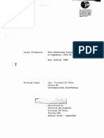 Javier Villanueva Argentina, Edition,: The Inflationary Process