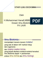 Dokumen - Tech - Pengantar Ilmu Biokimia Oleh Hmohammad Hanafimbbs DR Ms Dosen Ilmu Biokimia