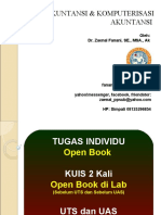 Akuntansi & Komputerisasi Akuntansi: Oleh: Dr. Zaenal Fanani, SE., MSA., Ak