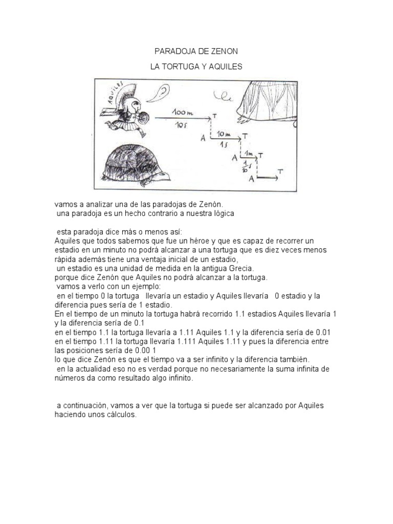 Paradoja de Zenon | PDF | Lógica | Enseñanza de matemática
