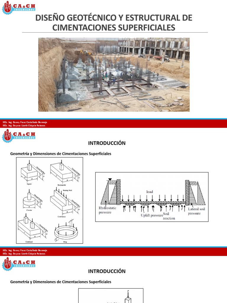 Sección 01 Diseño Geotécnico y Estructural de Cimentaciones ...