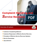 CHapter 13 - Complaint Handeling & Service Recovery