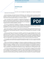 Disposiciones Generales: Departamento de Seguridad