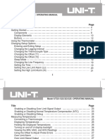 Manual de Termómetro Digtial UNIT-T