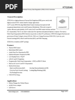 General Description: Multi-Mode Primary Side Regulation (PSR) CV/CC Controller