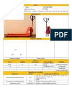 Paleteira Hidráulica Manual