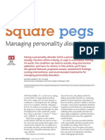 Square Pegs Managing Personality Disorders