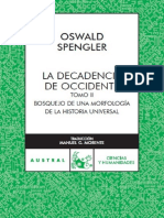 Oswald Spengler - La Decadencia de Occidente II -Espasa-Calpe (1966)