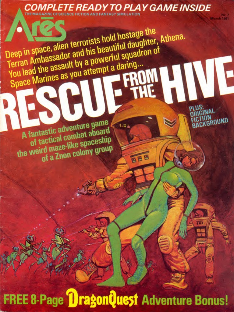 Ares Magazine 07 - Rescue From The Hive photo picture