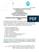 Actividades y Tareas de Las Práctica # 3, Lab de Química Básica, 2021-01