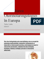 Dezvoltarea Otorinolaringologiei În Europa