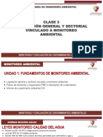 Clase 3 Legislacion - Monitoreos - Ambientales