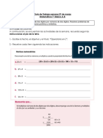 7mo Guía Matemática Unidad 0 Semana 29 de Marzo