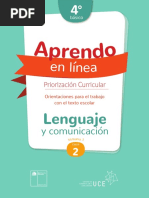 aprendo el linea 4° clase 2 reforzamiento