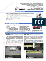 Quicklift Installation Guide: 1979-1998 Ford Mustang & 1979-1986 Mercury Capri