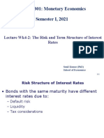 ECO301 Lecture W4-2 (Risk and Term Structure of Interest Rates)