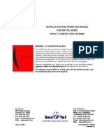 Installation and Operation Manual For Sea Tel Model 9797A-11 C-Band TX/RX Antenna