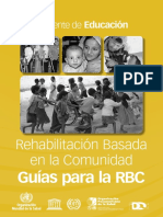 Rehabilitación Basada en La Comunidad