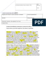 Identificación Del Instrumento:: Programa de Formación: Quimica Aplicada A La Industria Ficha de Caracterizacion