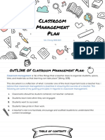 Classroom Management Plan 1