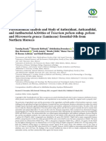 Phytochemical Analysis and Study of Antioxidant, Anticandidal