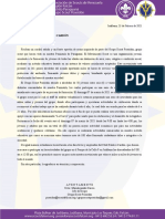 Carta Solicitud de Espacios Club Nautico para Aniversario de Grupo